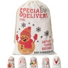 image:imageMr Pen Personalized Santa Sacks Christmas Bag 26x19  Personalized Gift Bags for ChristmasStyle 1