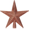 image:imageMr Pen Rose Gold Star Christmas Tree Topper  8Inch Glitter Star Tree TopperRose Gold