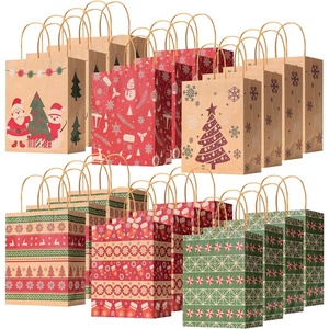 image:imageMr Pen Christmas Gift Bags with Handles 24 Packs 6 Styles  Christmas Paper Bags