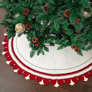 image:imageMr Pen Christmas Tree Skirt 48 inches Christmas Skirts for Xmas TreesRed  White