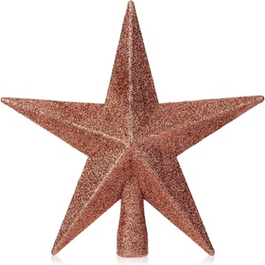image:imageMr Pen Rose Gold Star Christmas Tree Topper  8Inch Glitter Star Tree TopperRose Gold