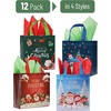 image:imageMr Pen Christmas Gift Bags with Handles 85 x 9 12 Packs 4 Styles