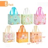 image:imageMr Pen Easter Gift Bags with Handles 81x78x58  6 pcs Bunny Carrot Chick Design Reusable NonWoven Easter Bags with Handles