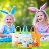 image:imageMr Pen Easter Gift Bags with Handles 92x87x45  6 pcs Bunny Carrot Chick Design Reusable NonWoven Easter Bags with Handles