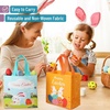 image:imageMr Pen Easter Gift Bags with Handles 92x87x45  6 pcs Bunny Carrot Chick Design Reusable NonWoven Easter Bags with Handles