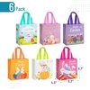 image:imageMr Pen Easter Gift Bags with Handles 92x87x45  6 pcs Bunny Carrot Chick Design Reusable NonWoven Easter Bags with Handles