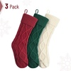 image:imageMr Pen Christmas Stocking with Initial 18 InchGreen  Red  Cream