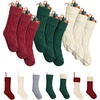 image:imageMr Pen Christmas Stocking with Initial 18 InchRed  Cream  Green