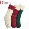 image:imageMr Pen Christmas Stocking with Initial 18 InchRed  Cream  Green