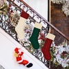image:imageMr Pen Christmas Stocking with Initial 18 InchRed  Cream  Green