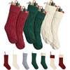 image:imageMr Pen Christmas Stocking with Initial 18 InchRed  Cream  Green