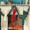 image:imageMr Pen Christmas Stocking with Initial 18 InchRed  Cream  Green
