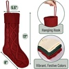 image:imageMr Pen Christmas Stocking with Initial 18 InchRed  Cream  Green