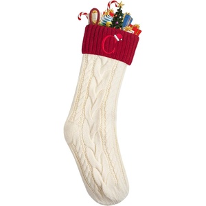 image:imageMr Pen Christmas Stocking with Initial 18 InchCream and Red With C