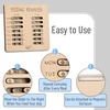 image:imageMr Pen Dog Feeding Reminder Wooden AMPM Daily Indication Chart