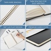 image:imageMr Pen Lined Spiral Journal Notebook A5 57x79 160 PagesBlack