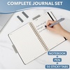 image:imageMr Pen Lined Spiral Journal Notebook A5 57x79 160 PagesBlack