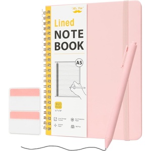 image:imageMr Pen Lined Spiral Journal Notebook A5 57x79 160 PagesBlush