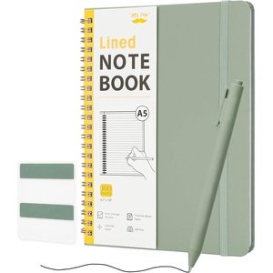 image:imageMr Pen Lined Spiral Journal Notebook A5 57x79 160 PagesGreen