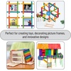 image:imageMr Pen Blue Popsicle Sticks 45 Inch 200 PackRainbow
