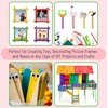 image:imageMr Pen Blue Popsicle Sticks 45 Inch 200 PackRainbow