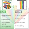 image:imageMr Pen Blue Popsicle Sticks 45 Inch 200 PackRainbow