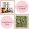 image:imageMr Pen Blue Popsicle Sticks 45 Inch 200 PackRainbow