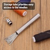 image:imageMr Pen Large Eye Needles for Hand Sewing 30 pcs 18 24 28Silver in Aluminium Storage Tube