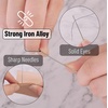 image:imageMr Pen Large Eye Needles for Hand Sewing 30 pcs 18 24 28Silver in Aluminium Storage Tube