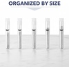 image:imageMr Pen Large Eye Needles for Hand Sewing 30 pcs 18 24 28Silver in Plastic Storage Tube