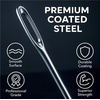 image:imageMr Pen Large Eye Needles for Hand Sewing 30 pcs 18 24 28Silver in Plastic Storage Tube