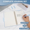 image:imageMr Pen Lined Spiral Journal Notebook A5 57x79 160 PagesBlue