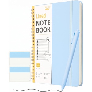 image:imageMr Pen Lined Spiral Journal Notebook A5 57x79 160 PagesBlue