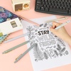 image:imageMr Pen Bible Journaling Pens 6 Pack Black InkMorandi Barrels Gold Cross