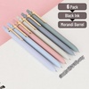 image:imageMr Pen Bible Journaling Pens 6 Pack Black InkMorandi Barrels Gold Cross