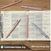 image:imageMr Pen Bible Journaling Pens 6 Pack Black InkPastel Barrels Silver Cross