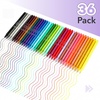 image:imageMr Pen Colored Fineliner Pens 36 Pack 04mm Fine TipMulticolor