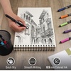 image:imageMr Pen Retractable Gel Pens 8 Pack 05mm Fine Point Colorful Ink