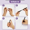 image:imageMr Pen Retractable Gel Pens 8 Pack 07mm Fine Point Colorful InkMulticolor