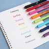 image:imageMr Pen Retractable Gel Pens 8 Pack 07mm Fine Point Colorful InkMulticolor