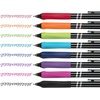 image:imageMr Pen Retractable Gel Pens 8 Pack 07mm Fine Point Colorful InkVibrant