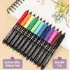 image:imageMr Pen Retractable Gel Pens 8 Pack 07mm Fine Point Colorful InkVibrant