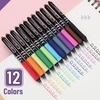 image:imageMr Pen Retractable Gel Pens 8 Pack 07mm Fine Point Colorful InkVibrant