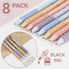 image:imageMr Pen Retractable Gel Pens 8 Pack Pastel Barrels with Black Ink