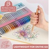 image:imageMr Pen Retractable Glitter Gel Pens 24 Pack Sparkle Gel Ink PensColorful