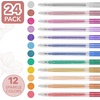 image:imageMr Pen Retractable Glitter Gel Pens 24 Pack Sparkle Gel Ink PensColorful
