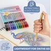 image:imageMr Pen Retractable Glitter Gel Pens 24 Pack Sparkle Gel Ink PensColorful