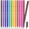 image:imageMr Pen Colored Fineliner Pens 36 Pack 04mm Fine TipMulticolor