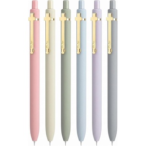 image:imageMr Pen Bible Journaling Pens 6 Pack Black InkMorandi Barrels Gold Cross