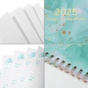 image:imageMr Pen 2027 Weekly and Monthly Planner Calendar 64 x 85 Wire BoundAbstract Splash